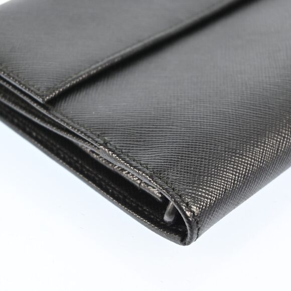 Auth Prada Saffiano Logos Leather Long #136475P17B and unbranded chain bundle - Picture 6 of 15